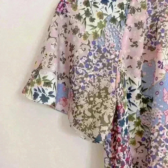 Ted Baker Lalu Urban Printed Fluted Hem Mini Dress  UK Size 1/ US size 4 - Picture 9 of 13